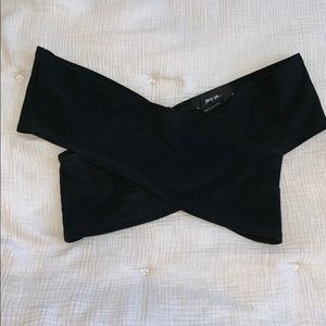 Nasty Gal bandage crop top